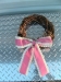 Pink Ribbon Wreath
